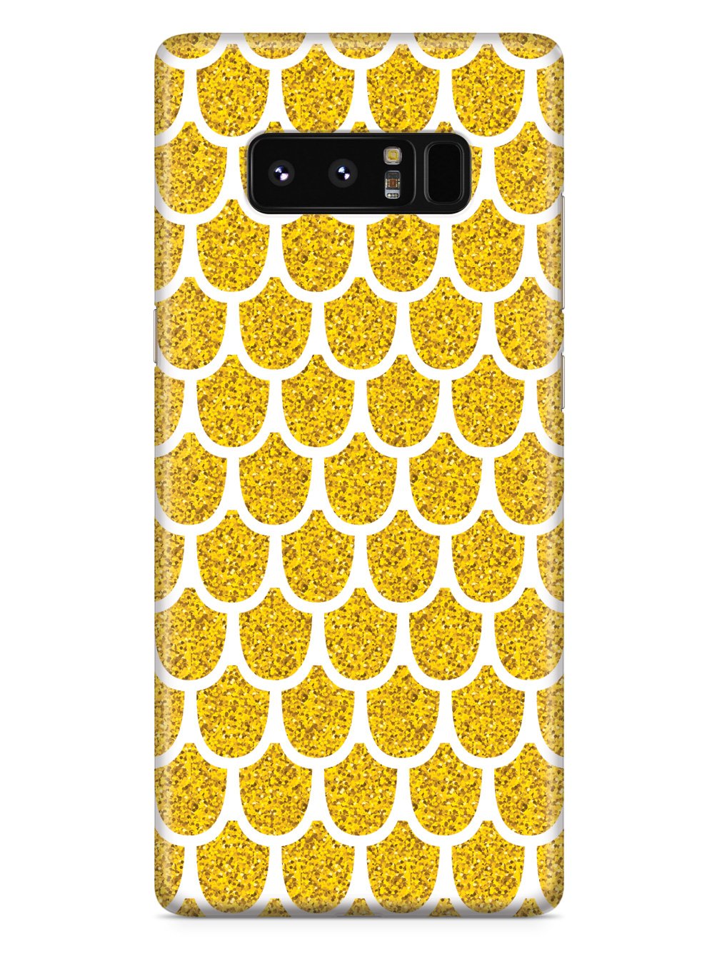Mermaid Scales - Gold - White Case