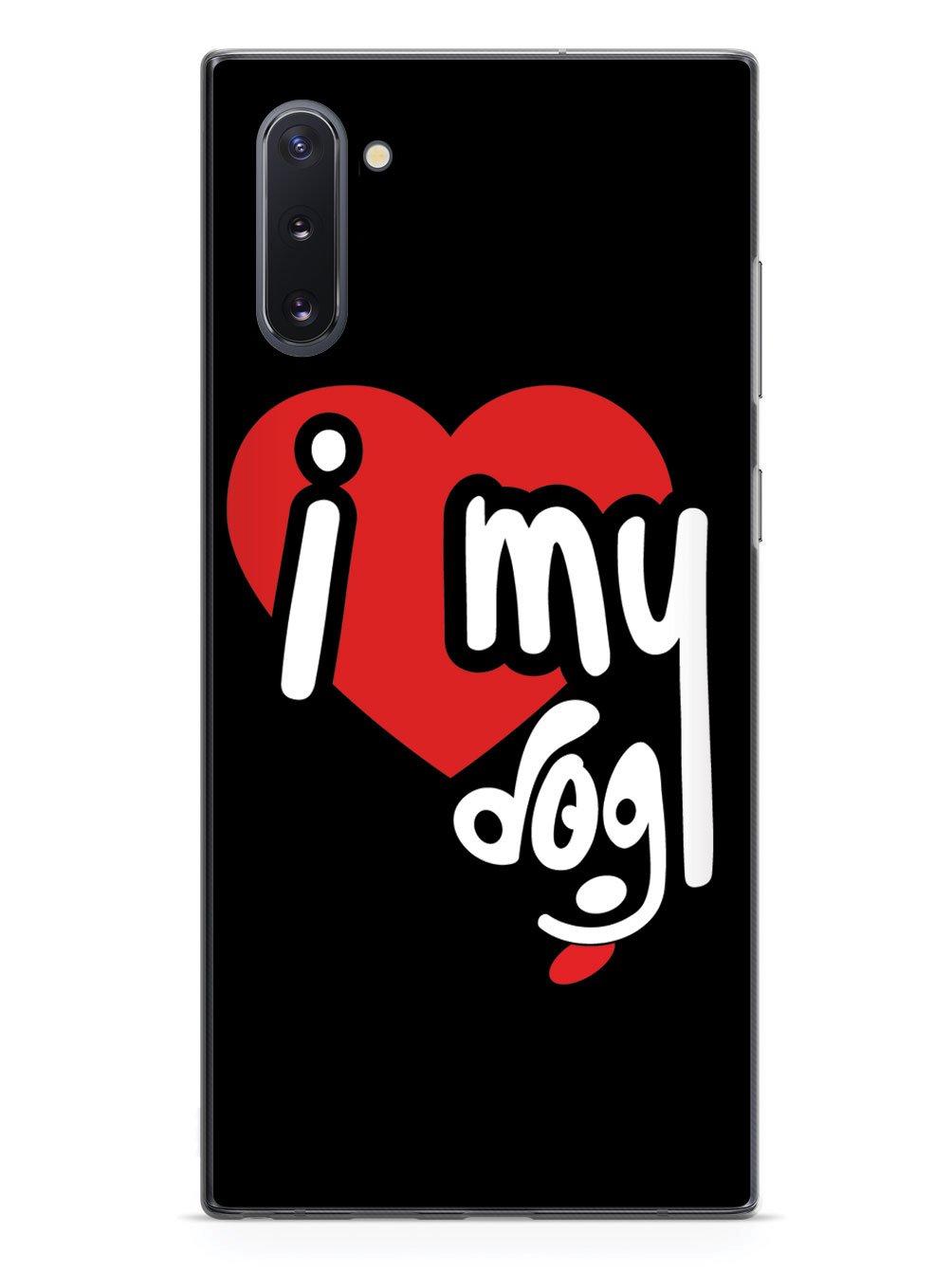 I Heart My Dog - Black Case