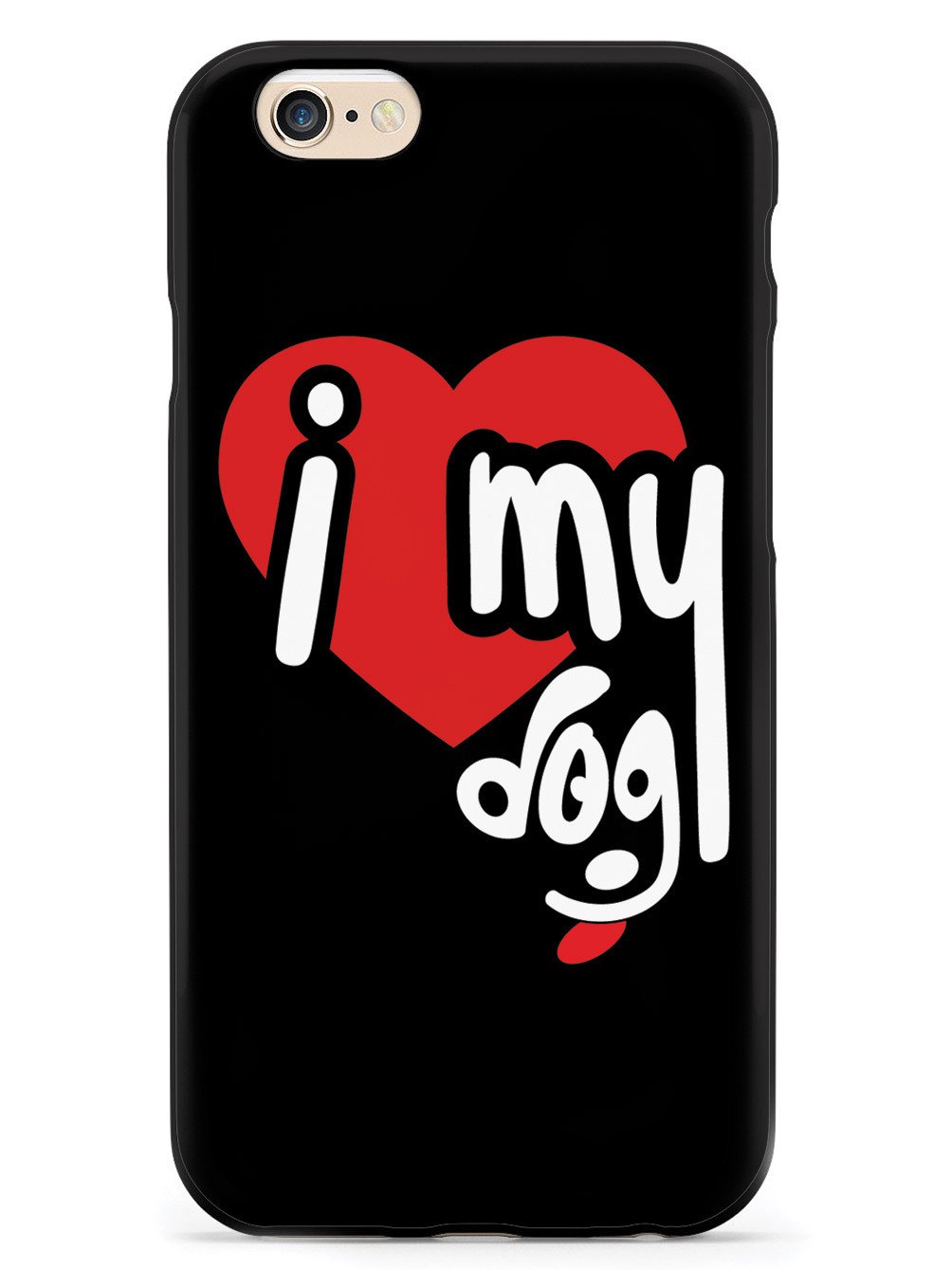 I Heart My Dog - Black Case