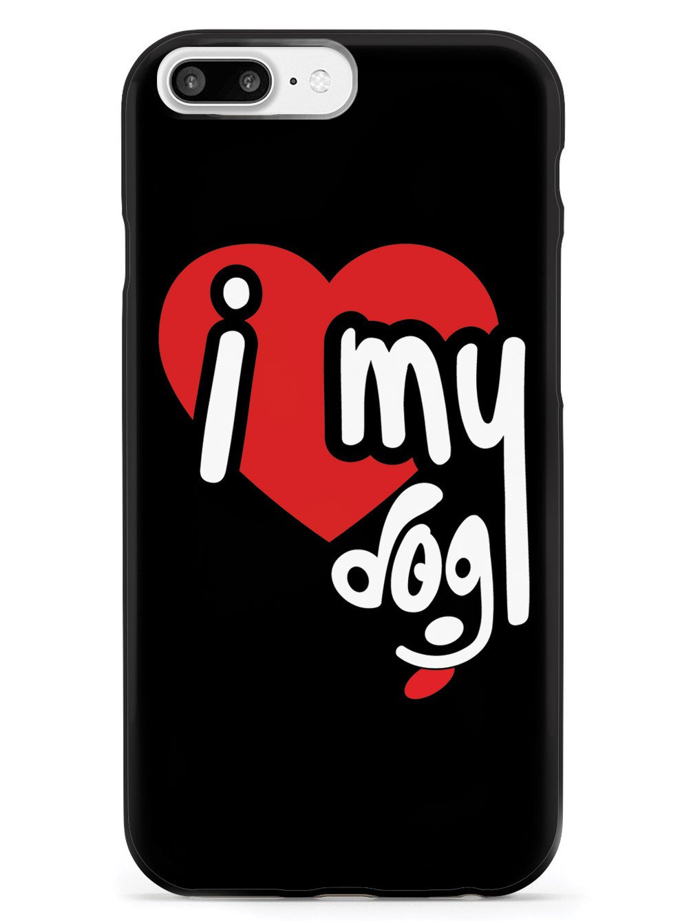 I Heart My Dog - Black Case