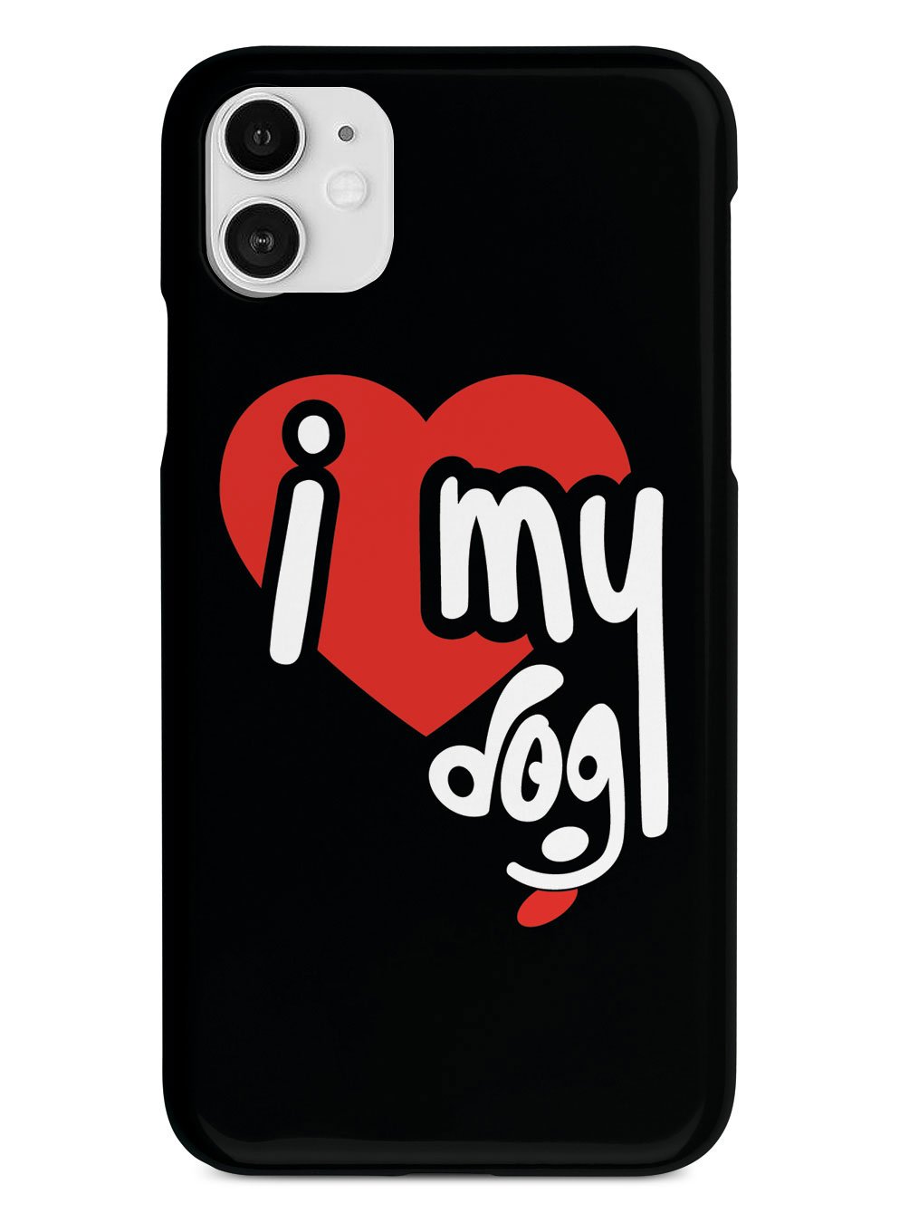 I Heart My Dog - Black Case