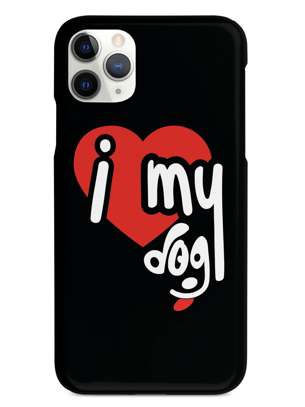 I Heart My Dog - Black Case