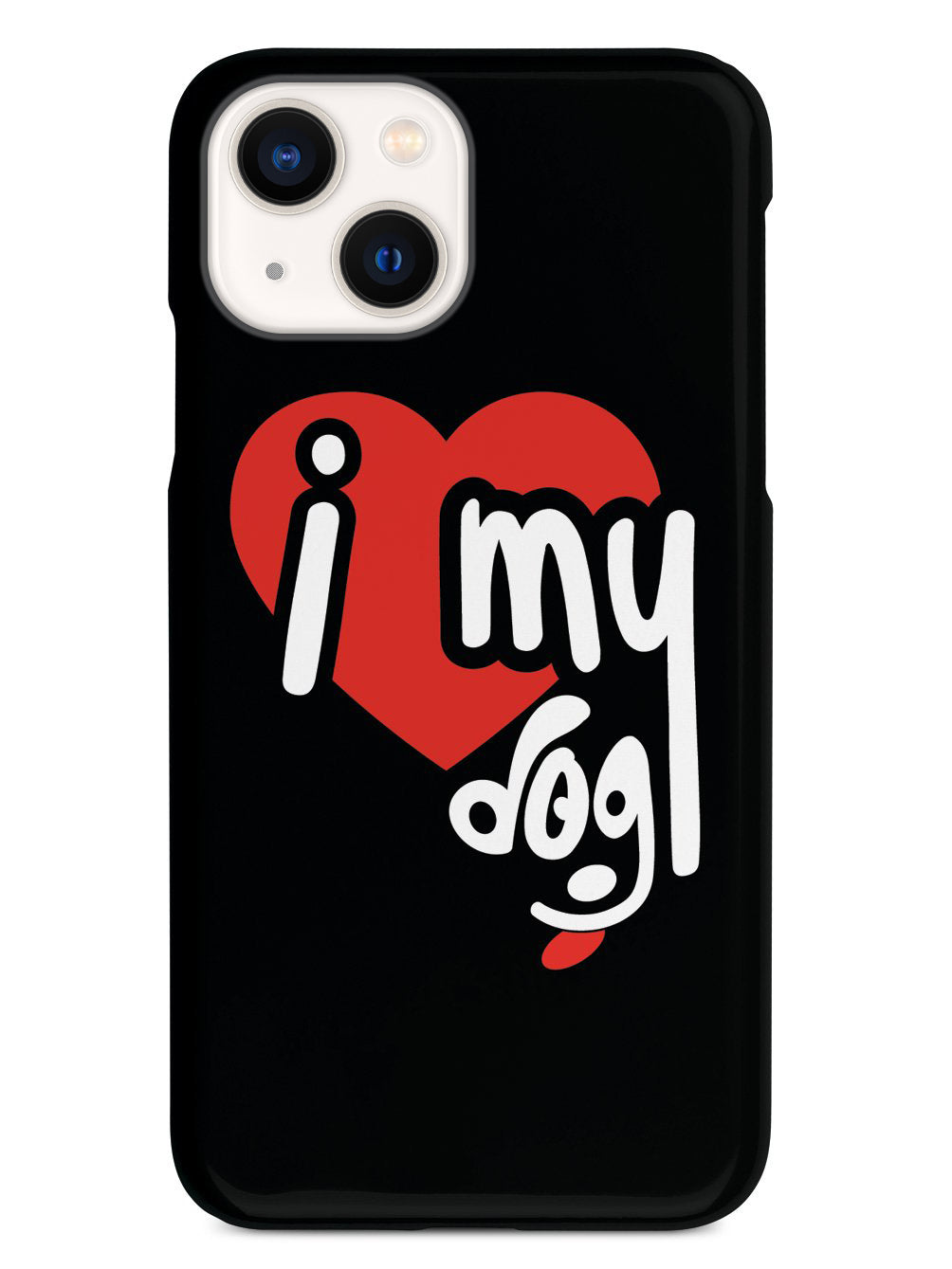 I Heart My Dog - Black Case