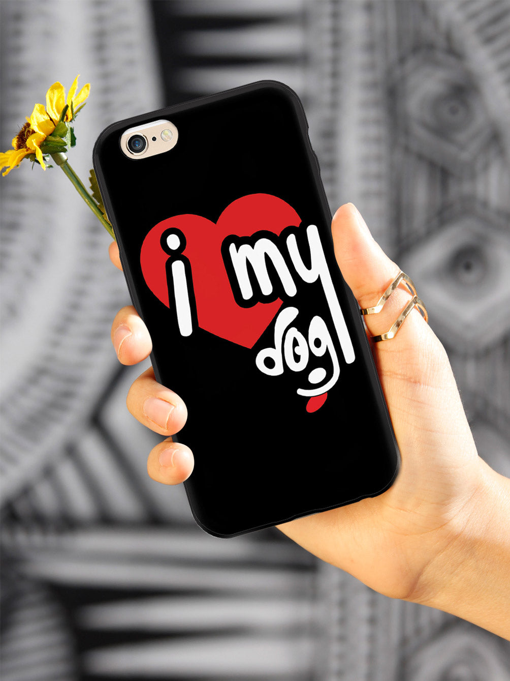 I Heart My Dog - Black Case