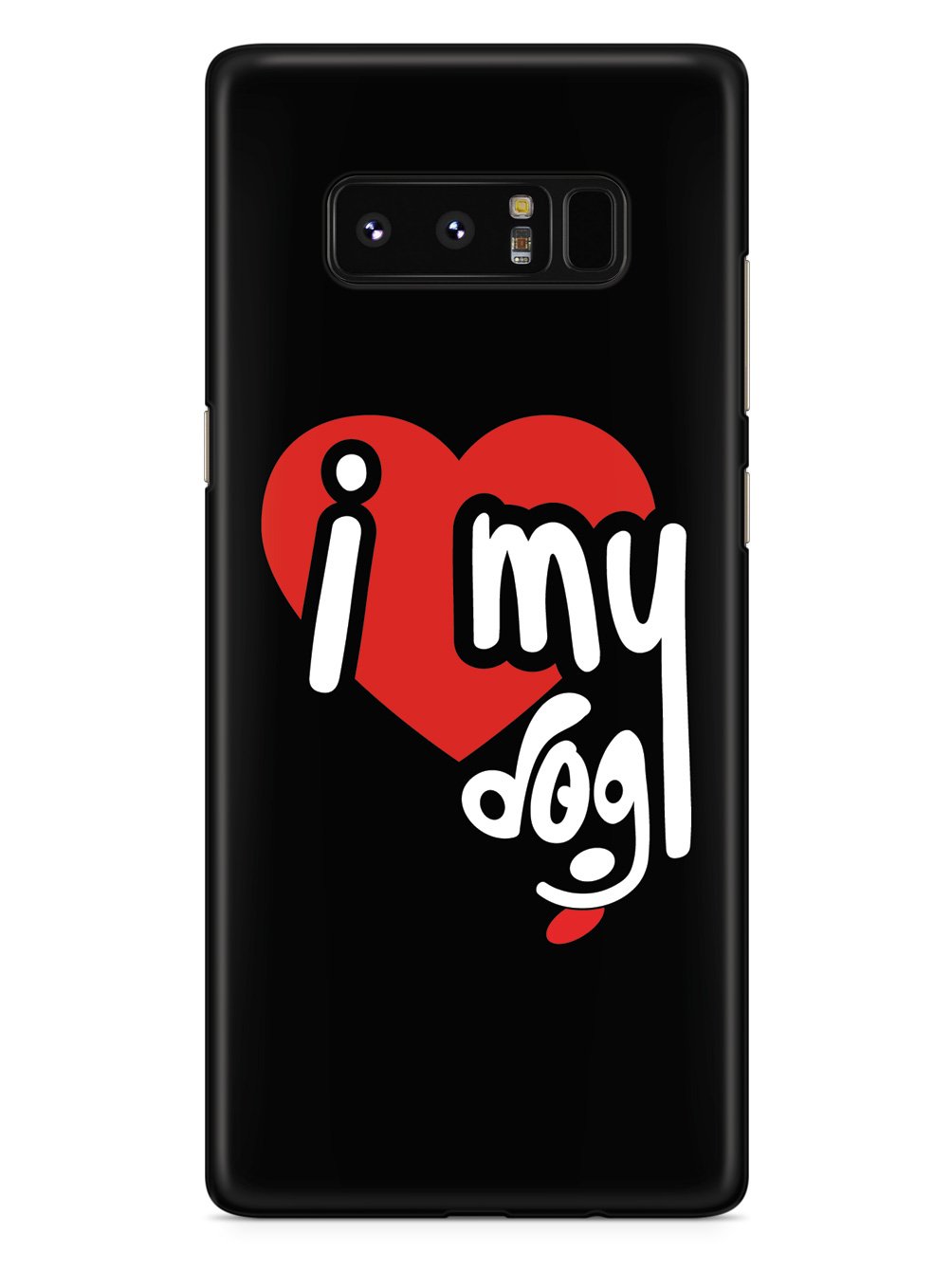 I Heart My Dog - Black Case