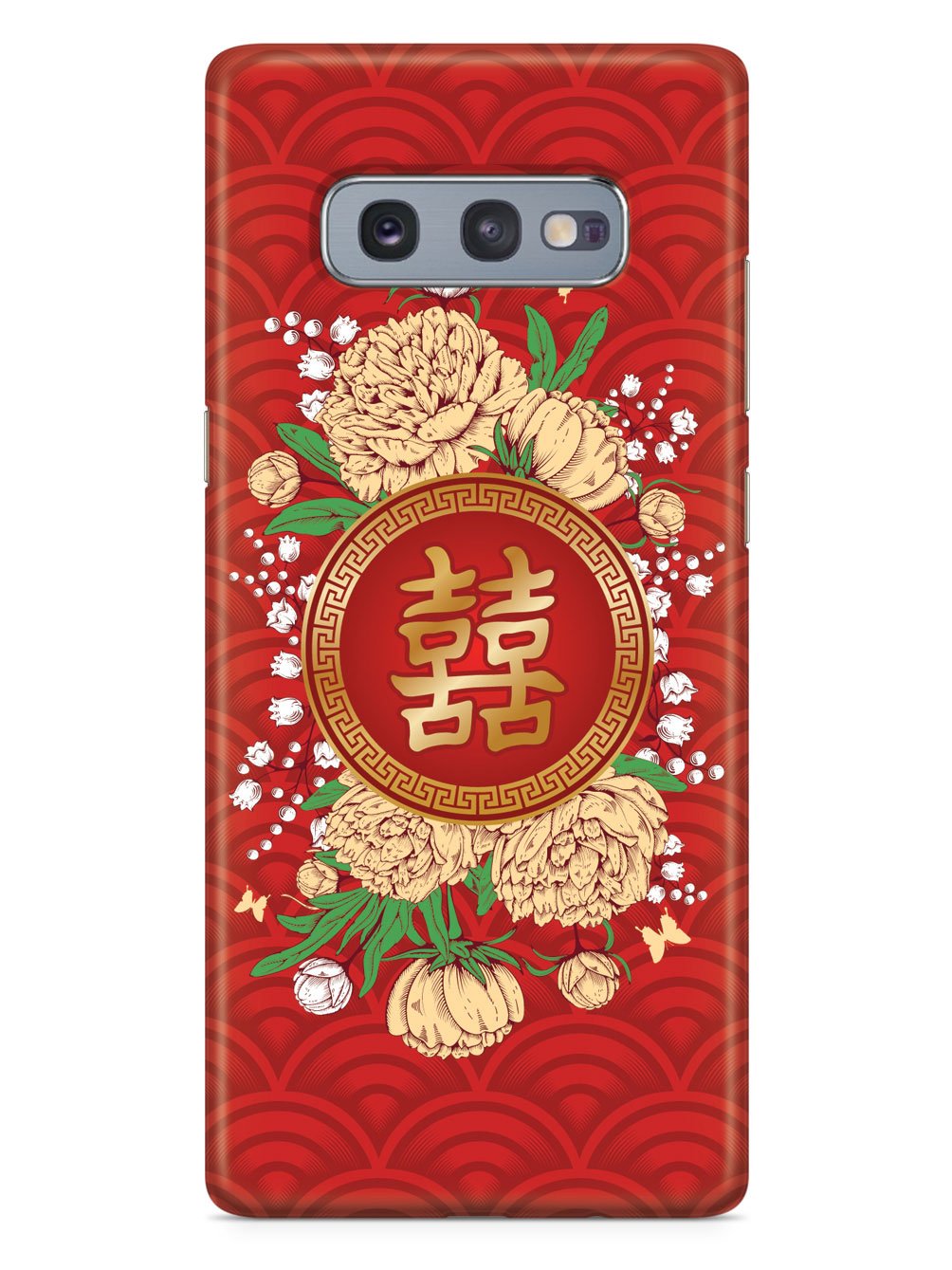 Chinese New Year - Floral Red Envelope - White Case