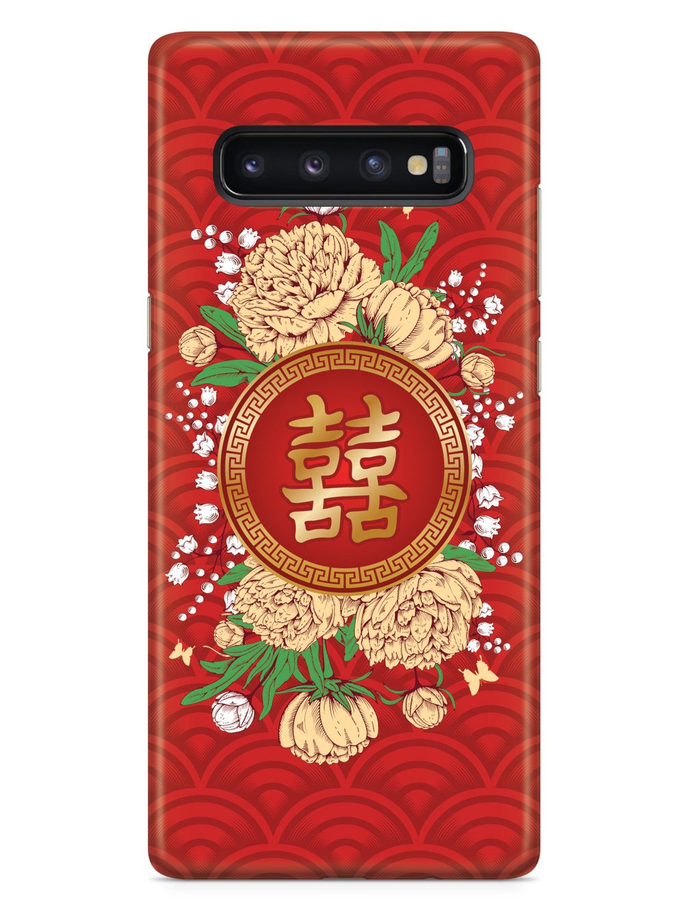 Chinese New Year - Floral Red Envelope - White Case