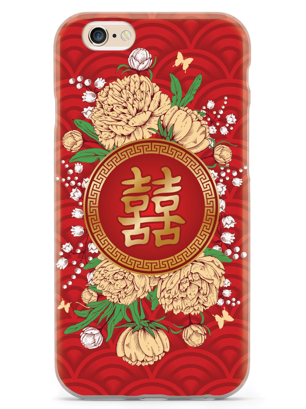 Chinese New Year - Floral Red Envelope - White Case