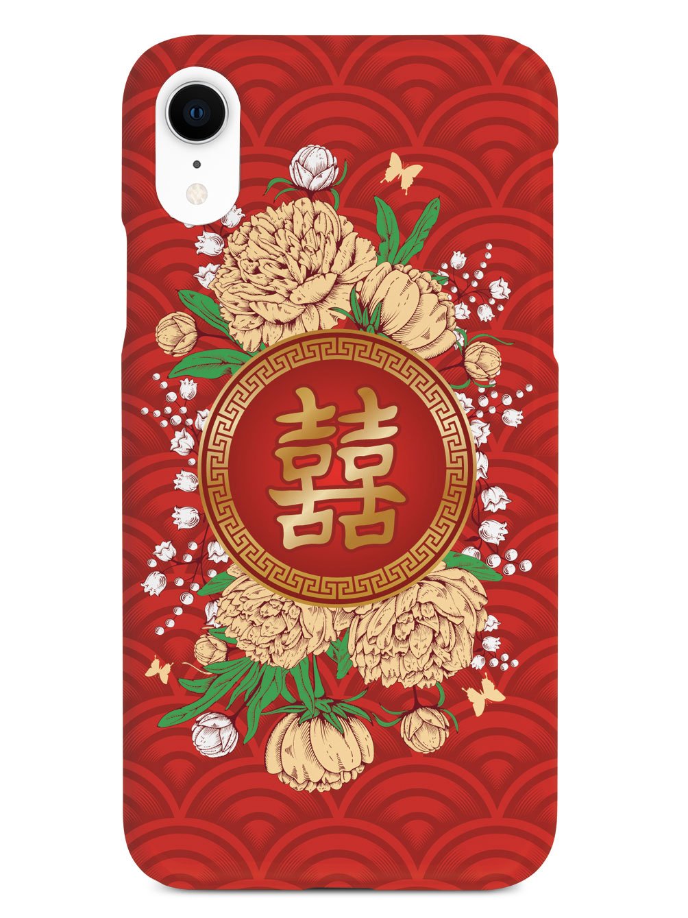Chinese New Year - Floral Red Envelope - White Case