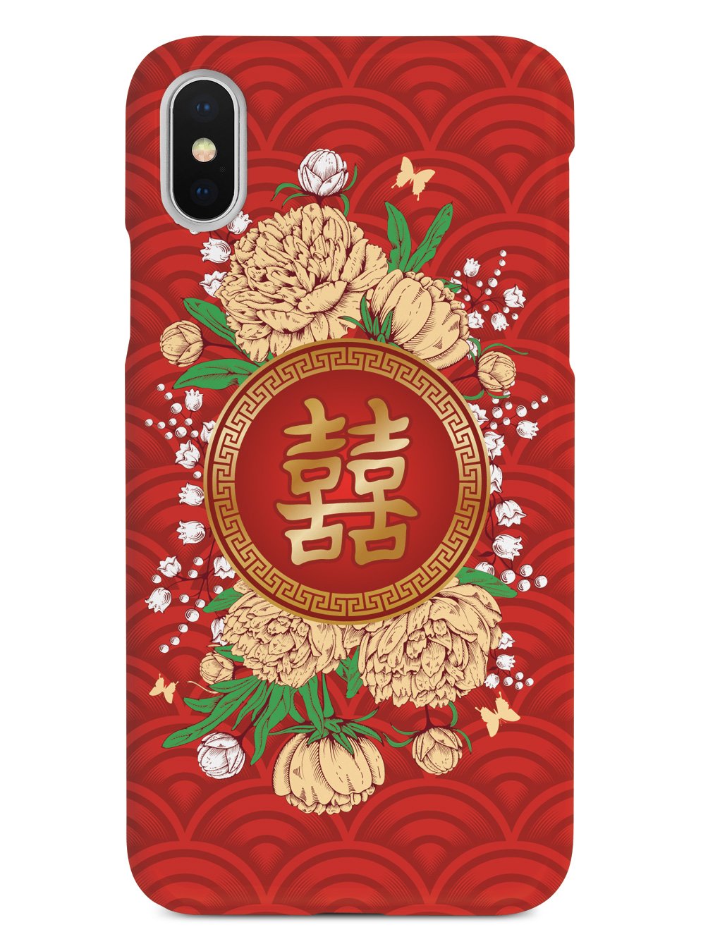 Chinese New Year - Floral Red Envelope - White Case