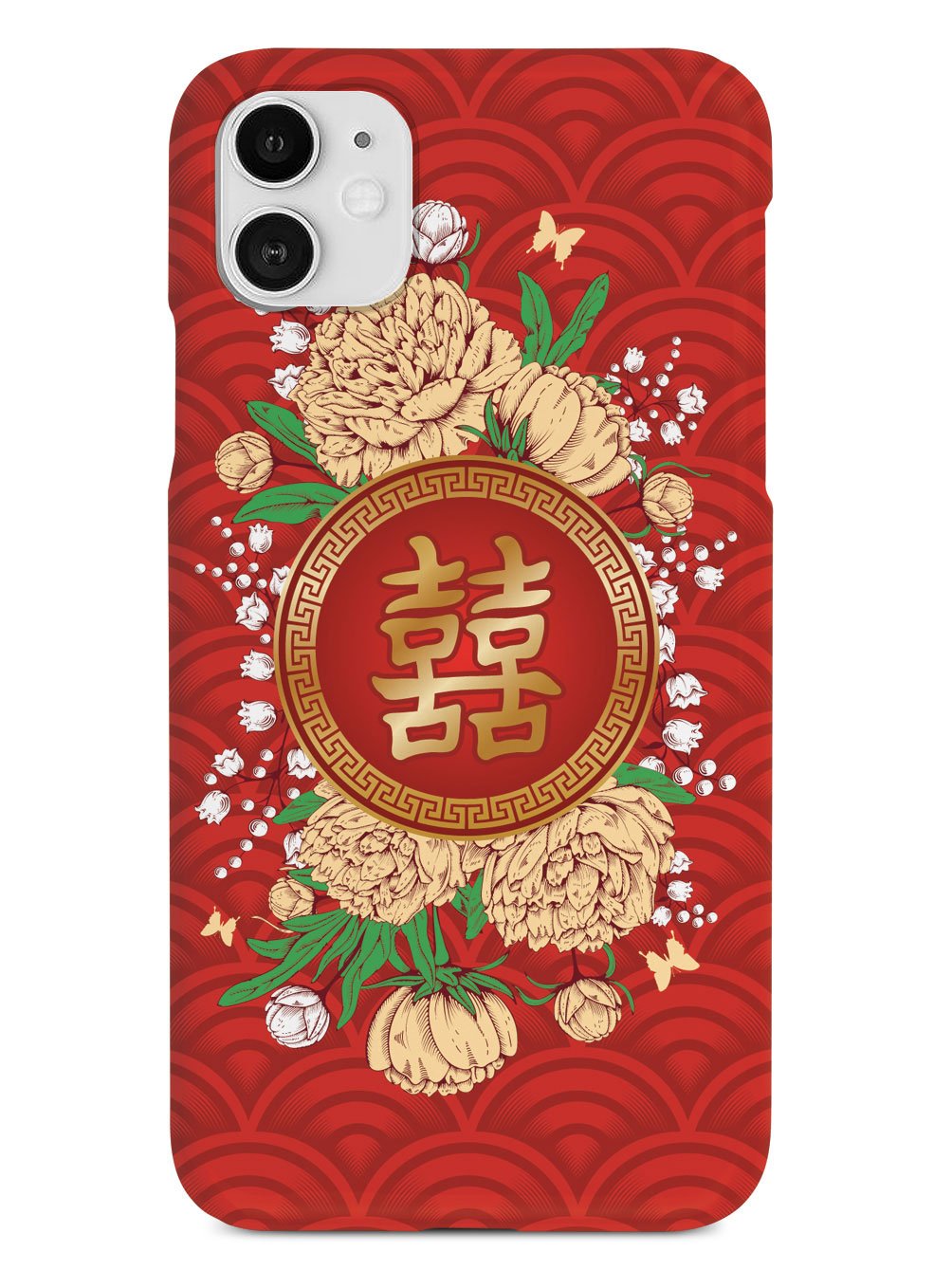 Chinese New Year - Floral Red Envelope - White Case