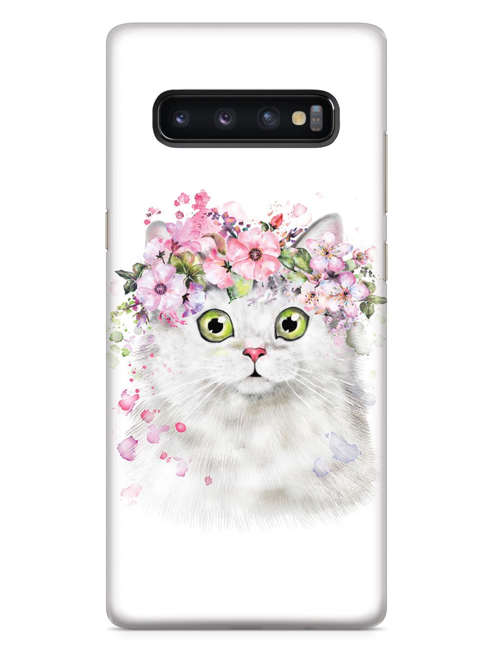 Surprised Flower Kitty - Persian Cat Case