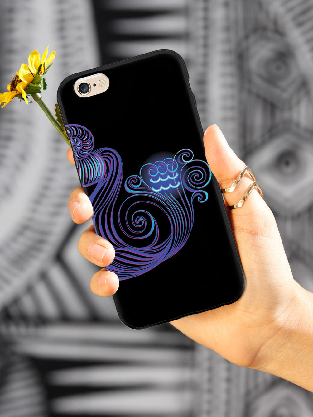 Neon Zodiac - Aquarius Case