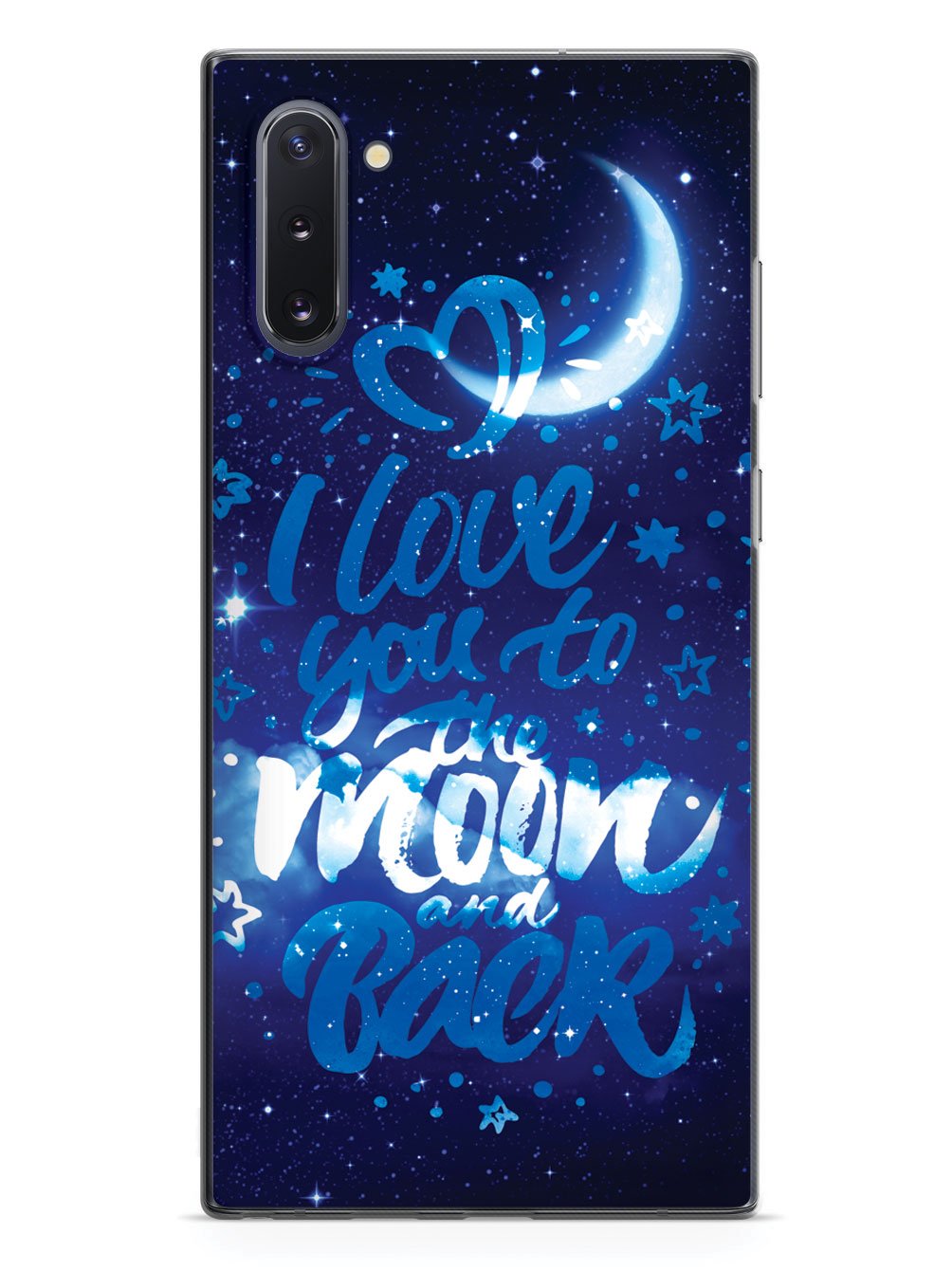 Starry Night - I Love You to the Moon and Back - Black Case