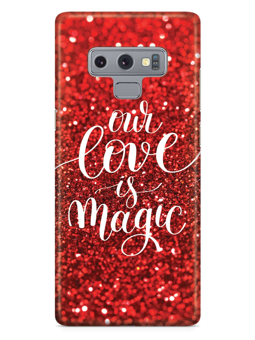 Our Love is Magic - Red Glitter Case