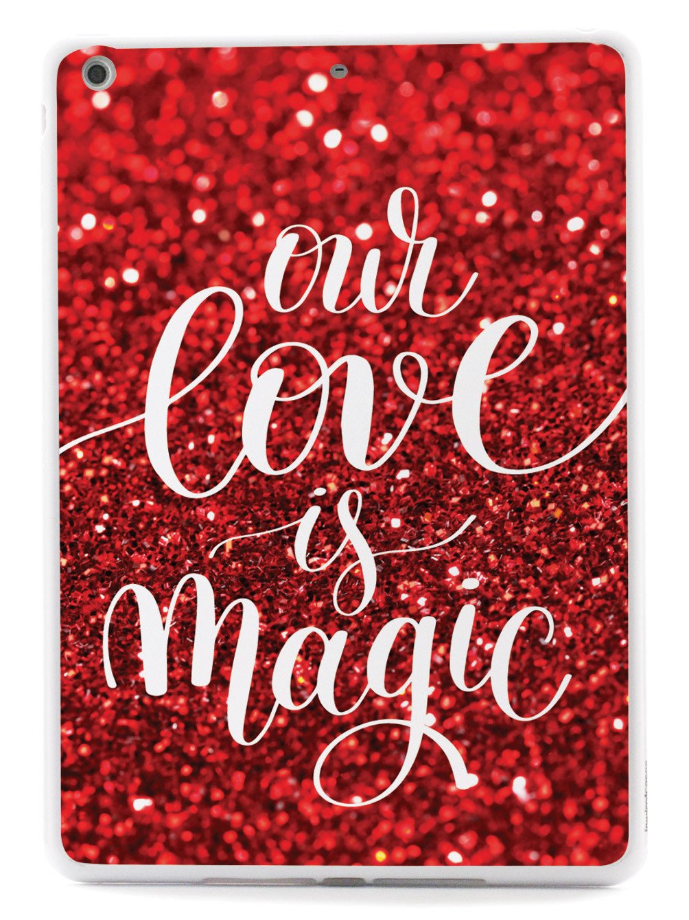 Our Love is Magic - Red Glitter Case