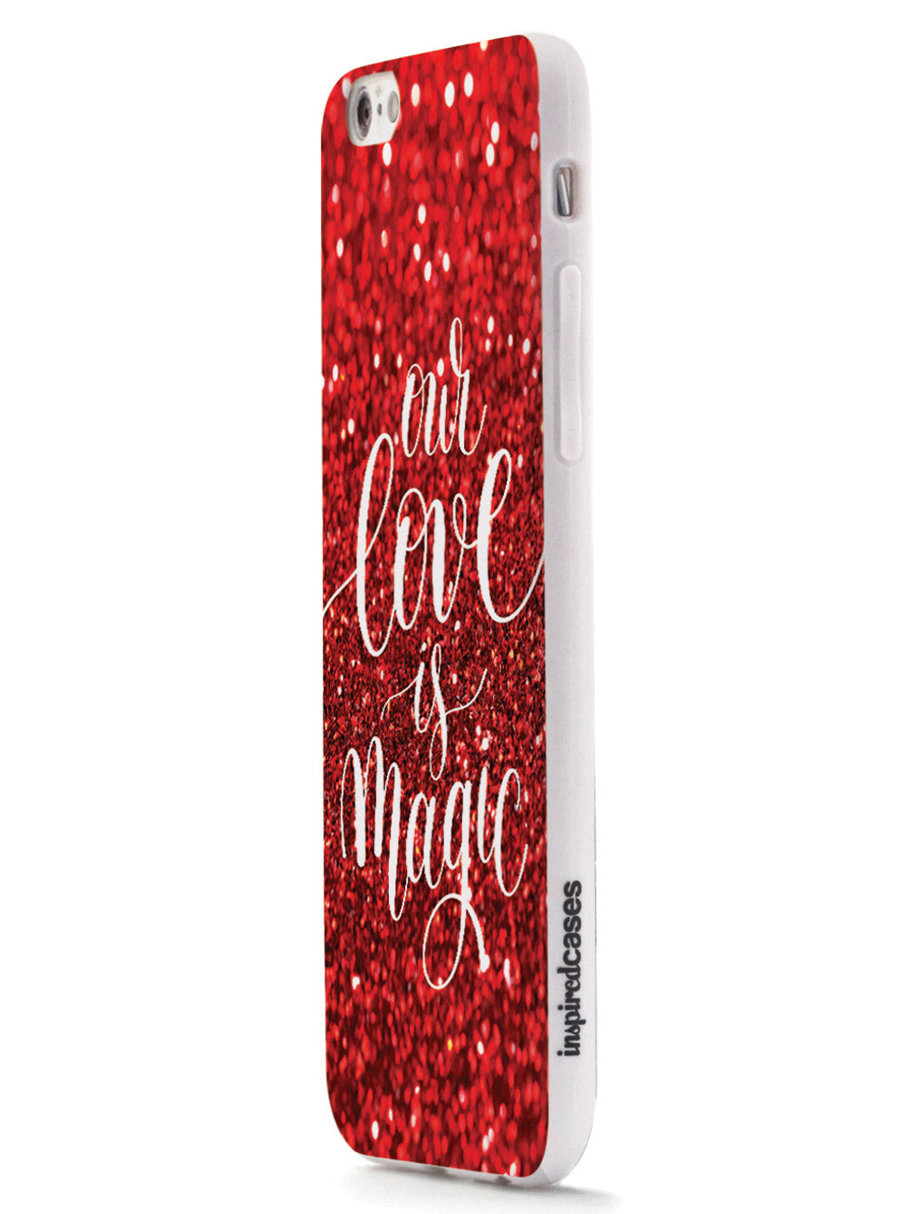 Our Love is Magic - Red Glitter Case