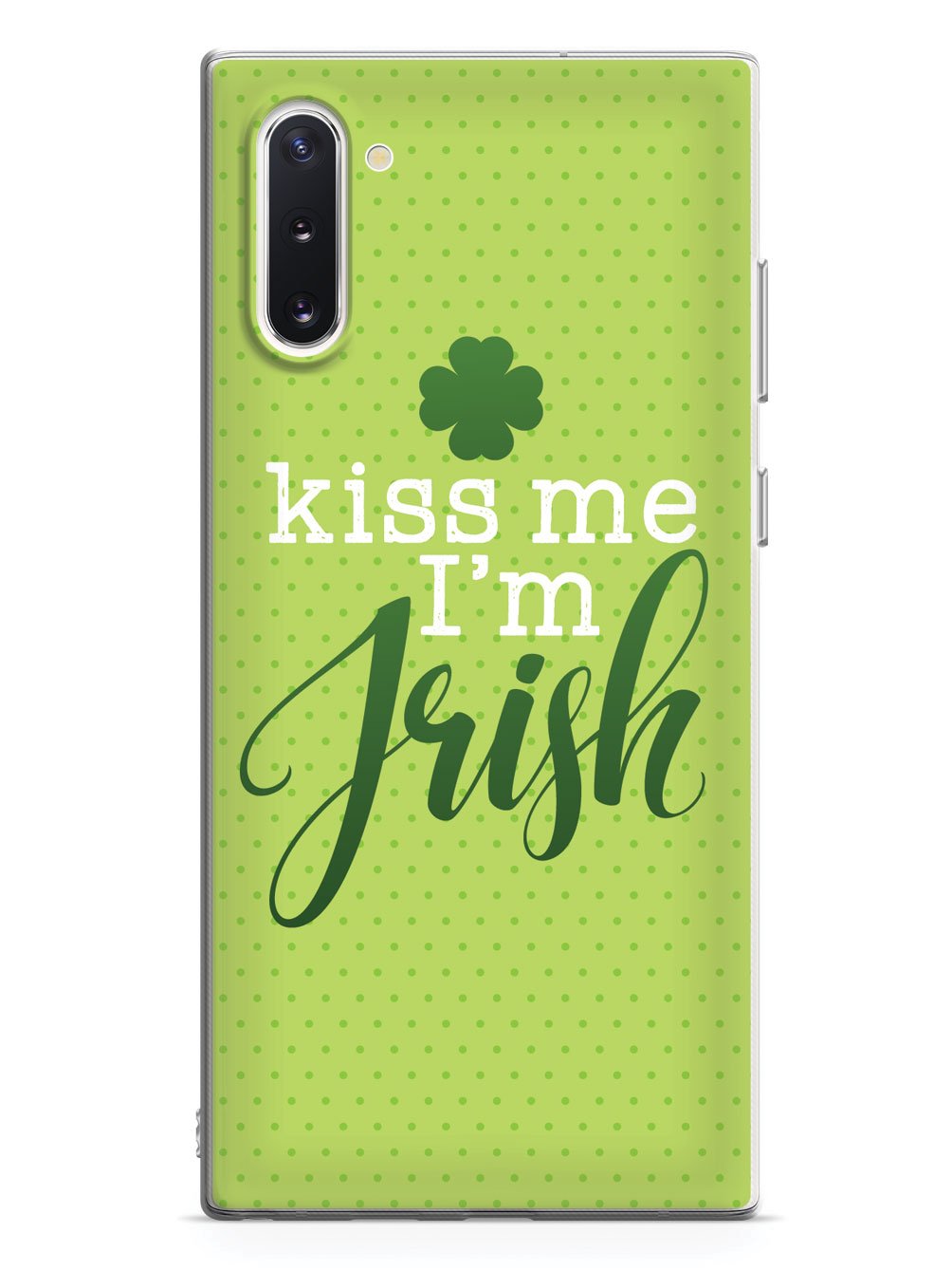 Kiss Me, I'm Irish - Polka Dots Case