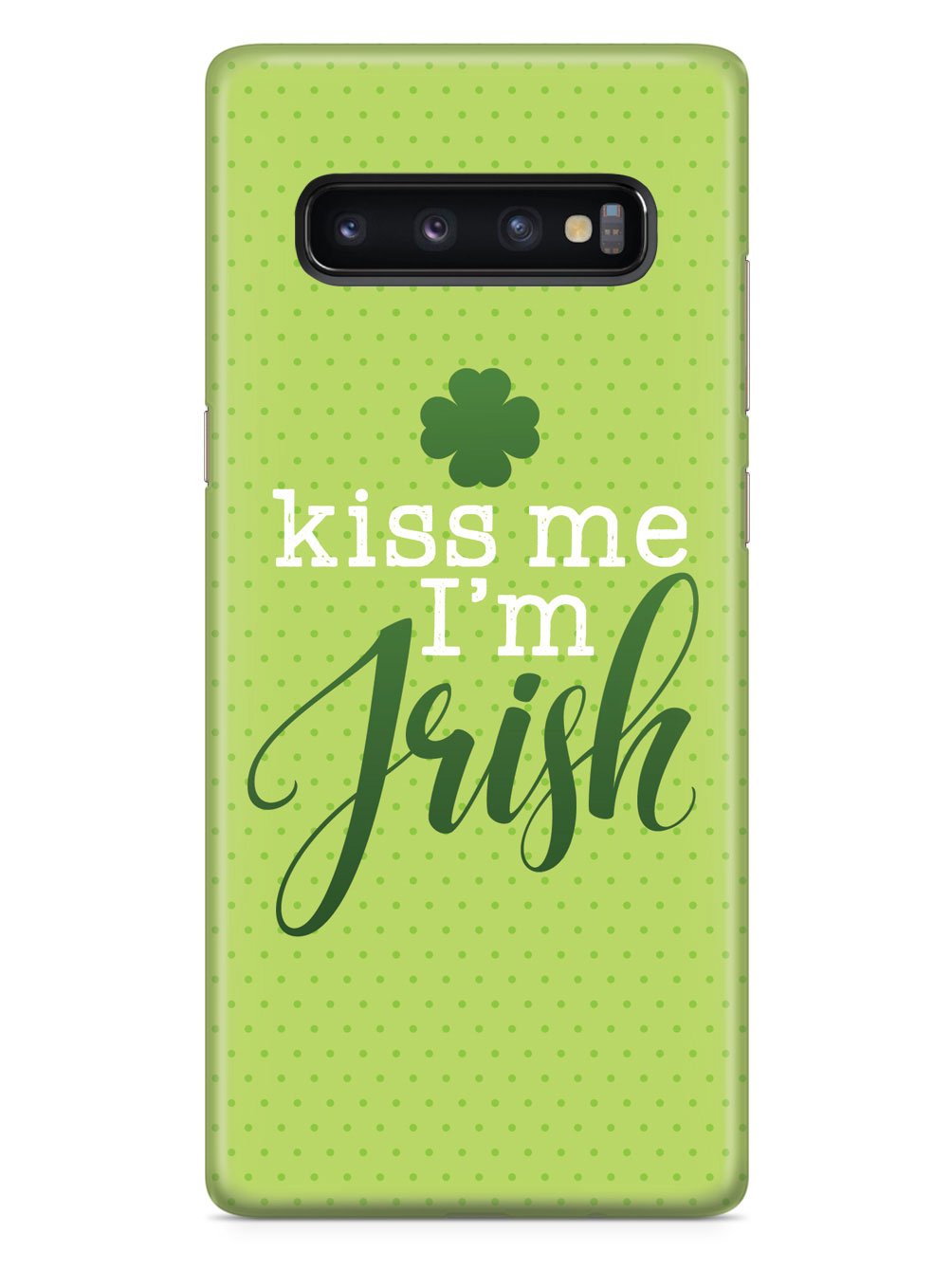Kiss Me, I'm Irish - Polka Dots Case