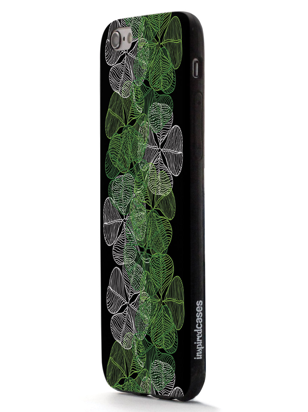 Four-Leaf Clover Lineart - Black Case