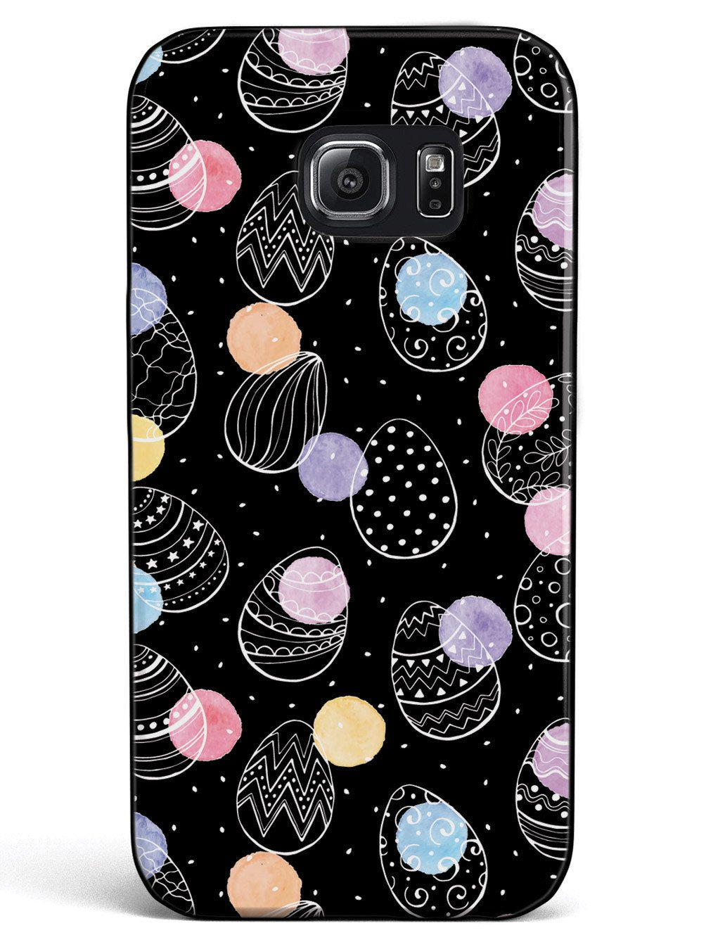 Easter Egg Pattern - Black Case