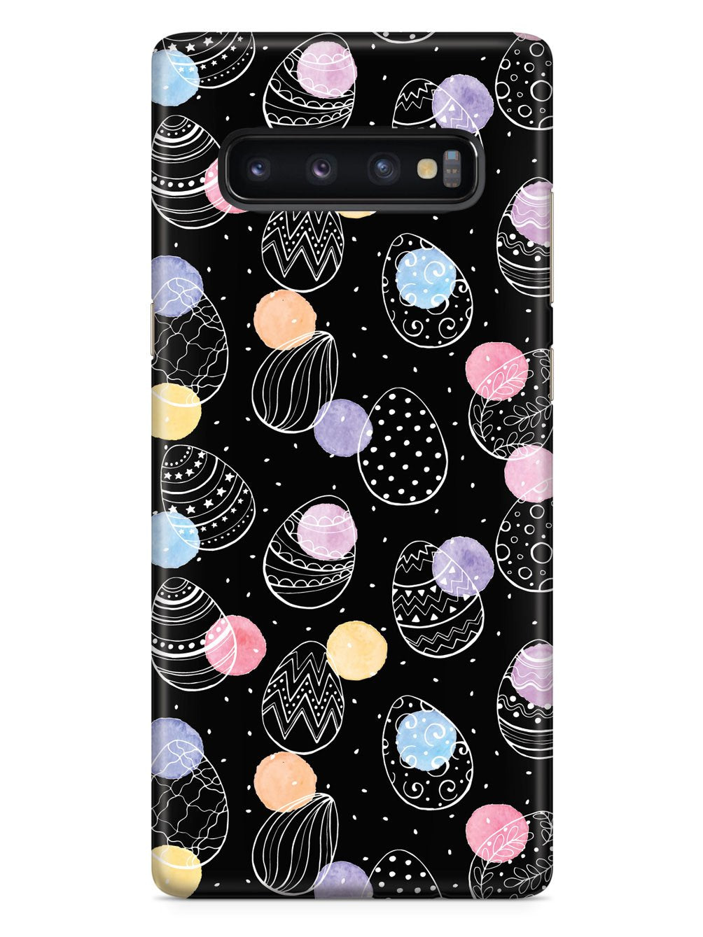 Easter Egg Pattern - Black Case