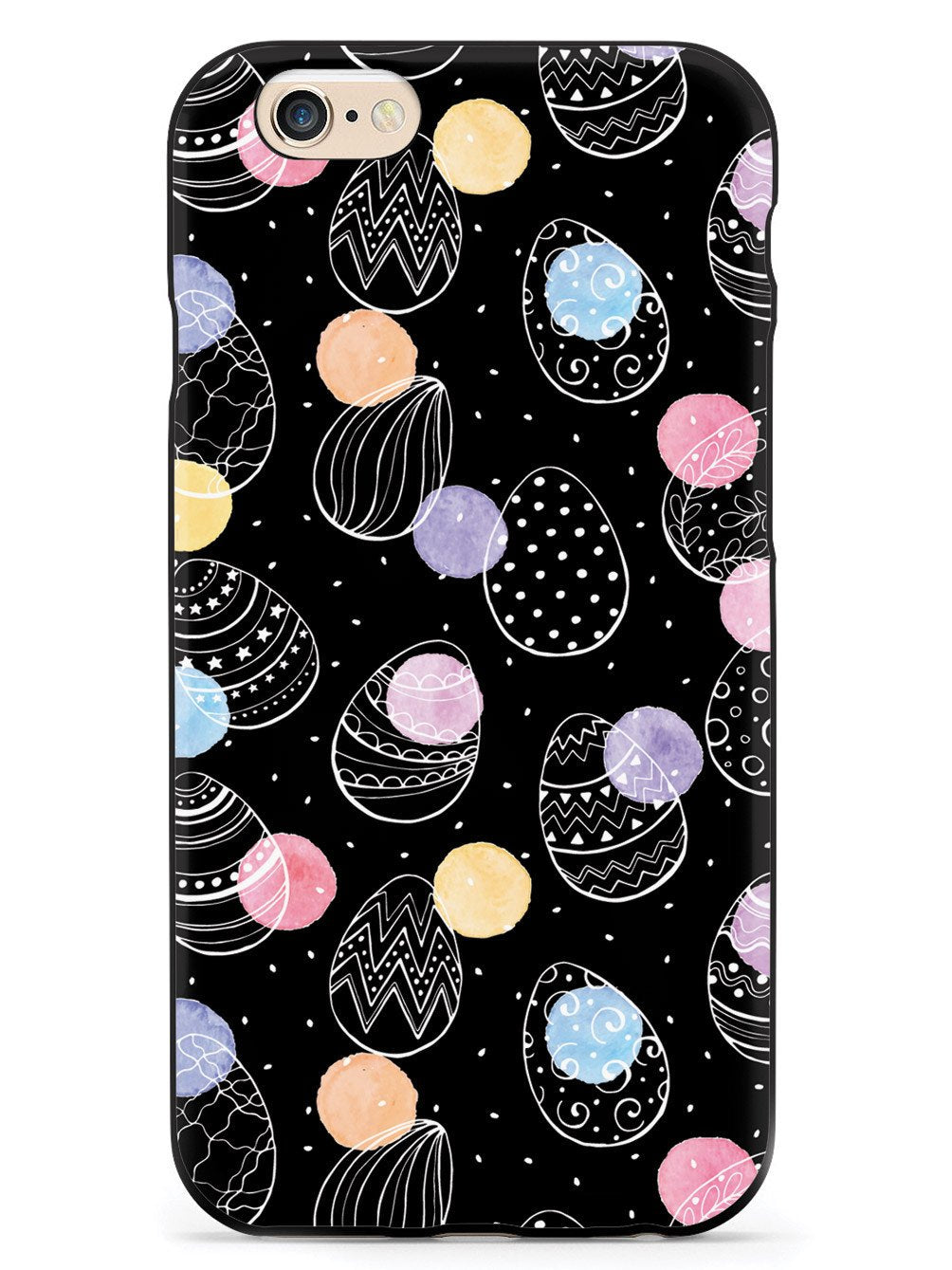 Easter Egg Pattern - Black Case
