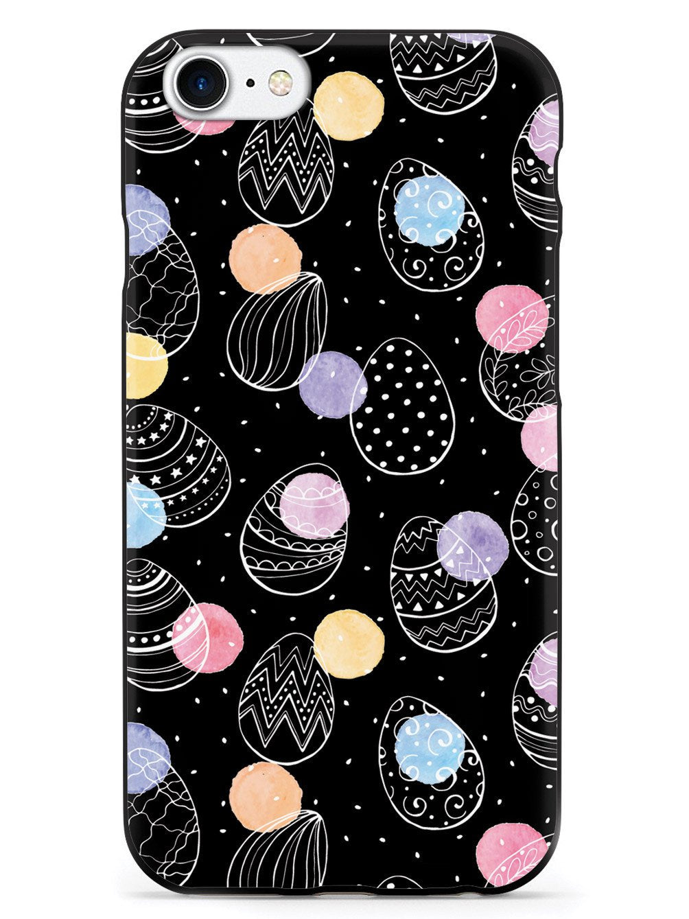 Easter Egg Pattern - Black Case