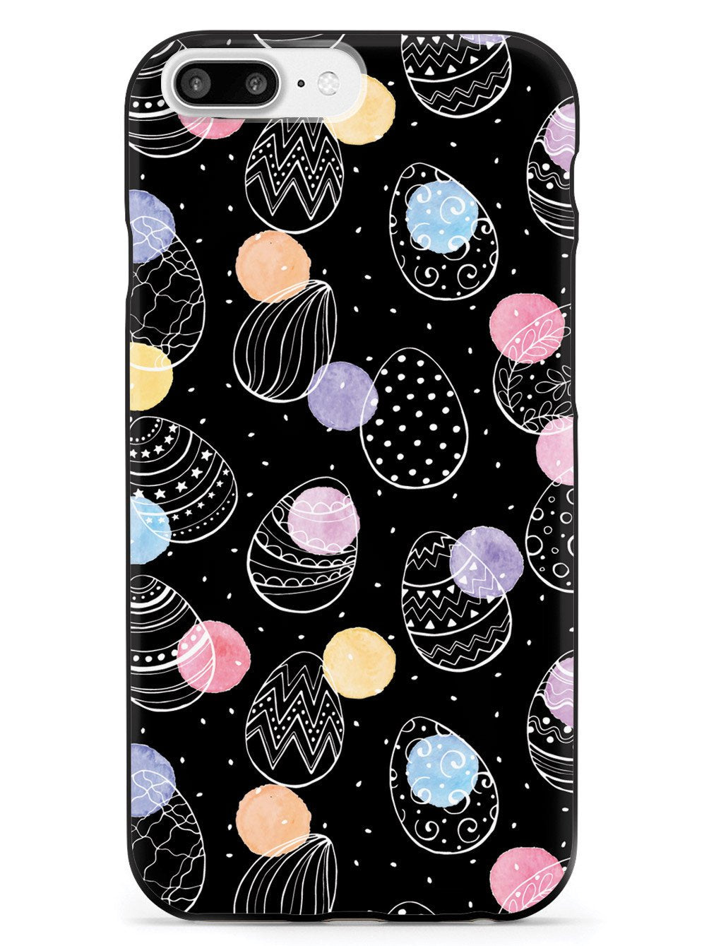 Easter Egg Pattern - Black Case