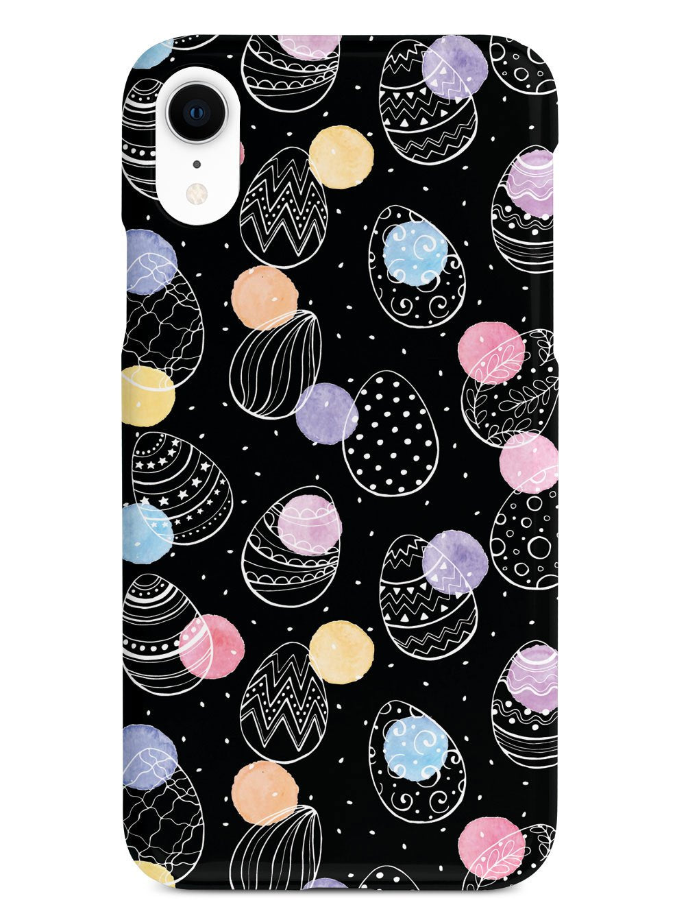 Easter Egg Pattern - Black Case