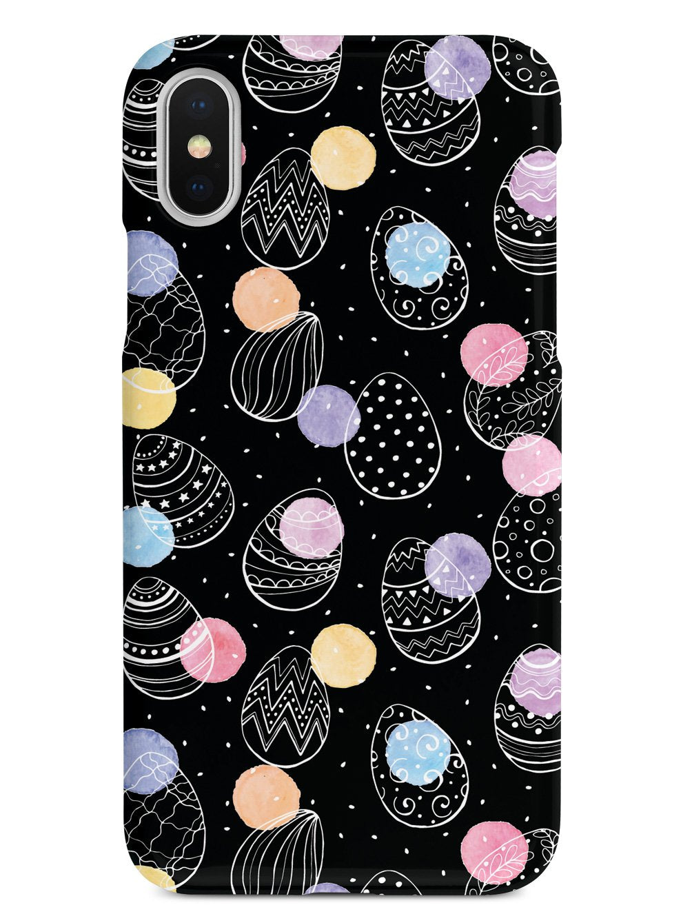 Easter Egg Pattern - Black Case
