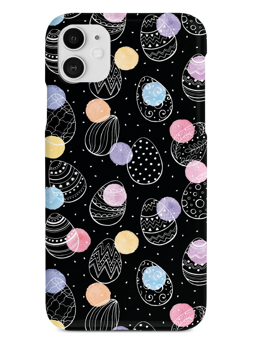 Easter Egg Pattern - Black Case