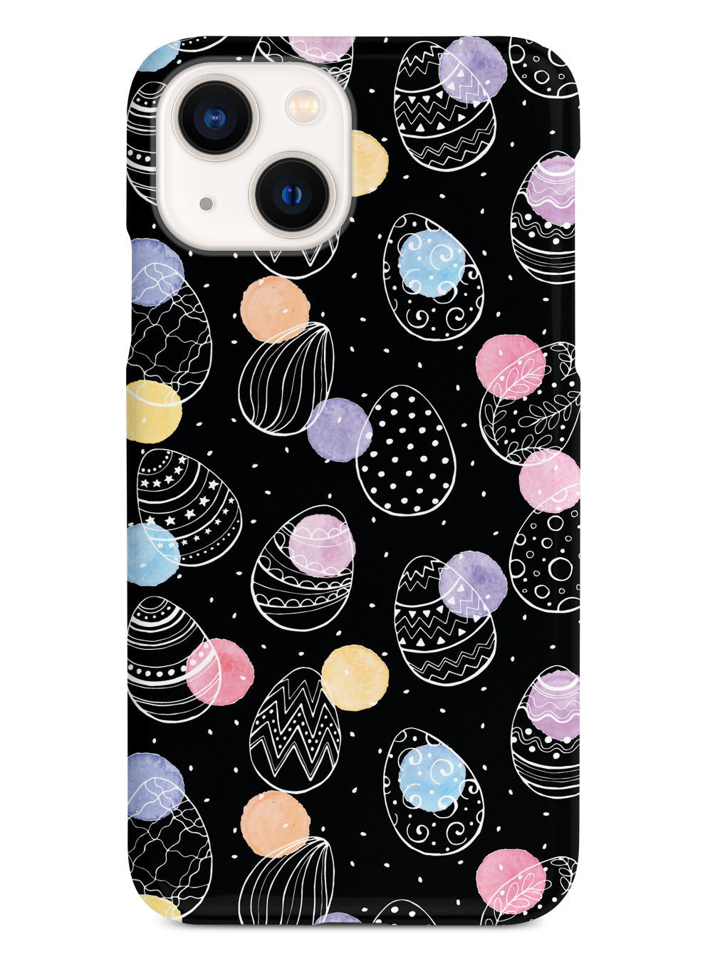 Easter Egg Pattern - Black Case