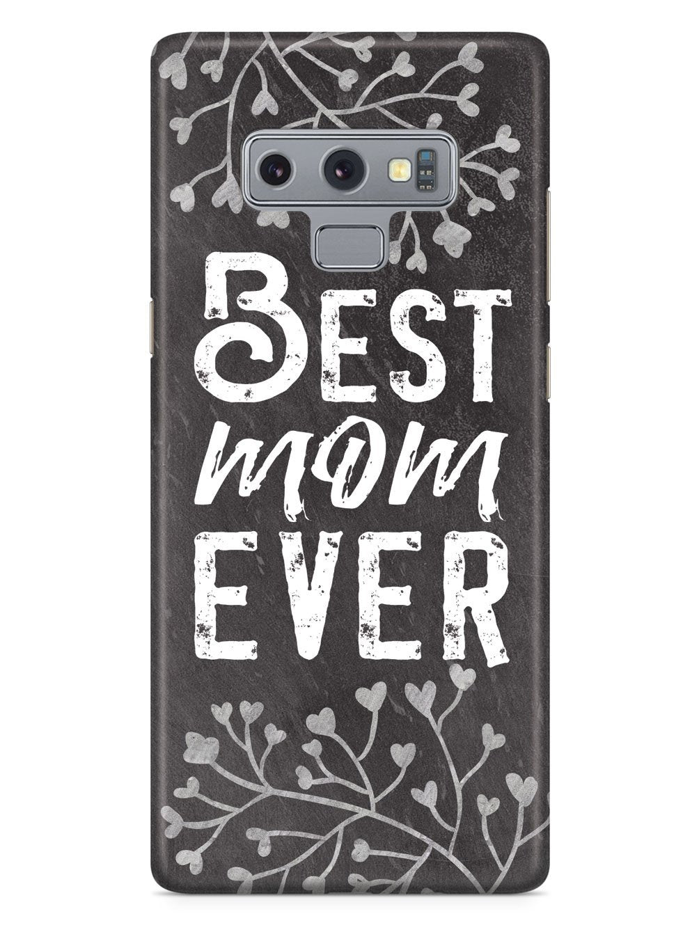 Best Mom Ever - Chalkboard Type - Black Case