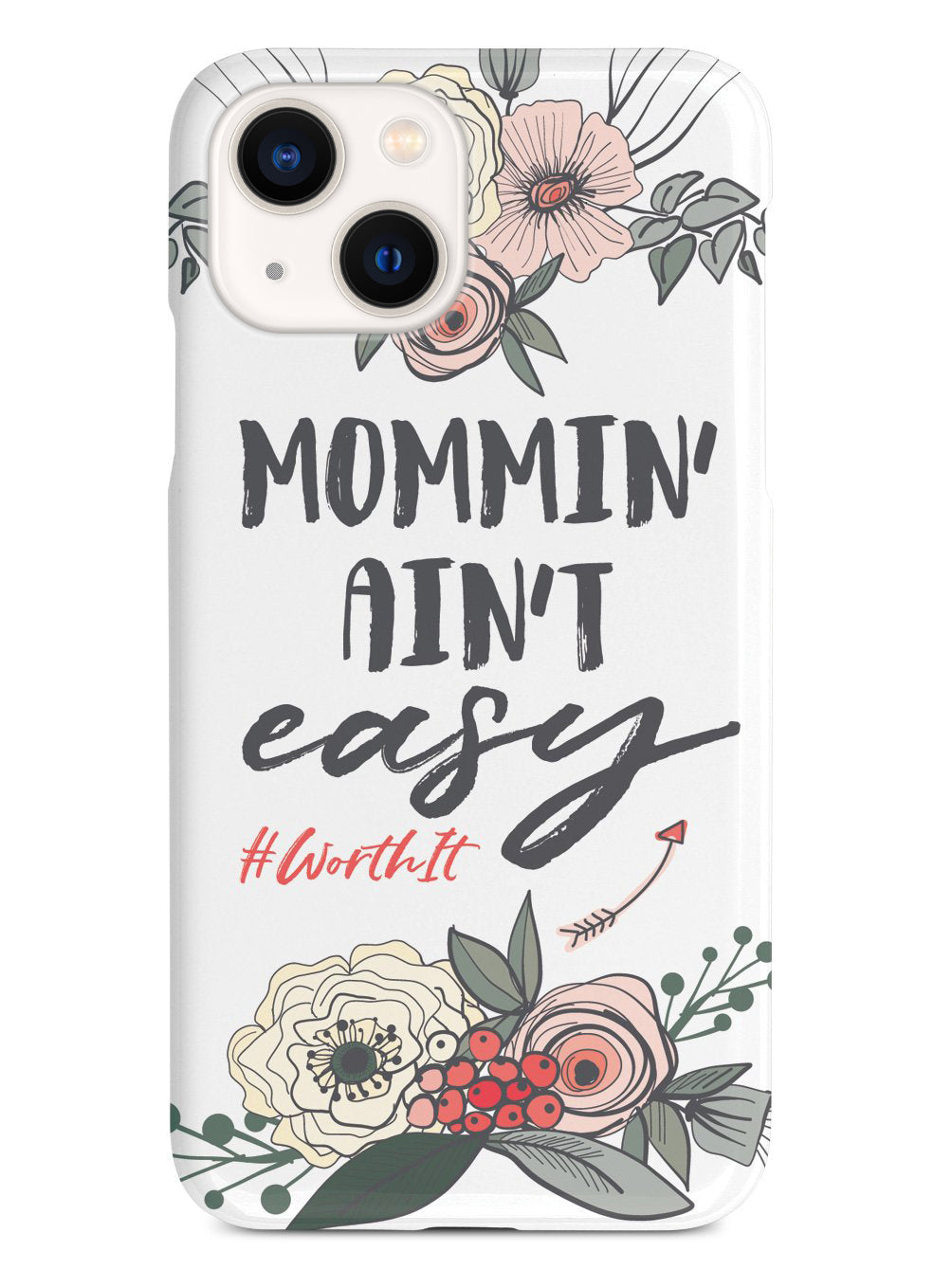 Mommin' Ain't Easy- White Case
