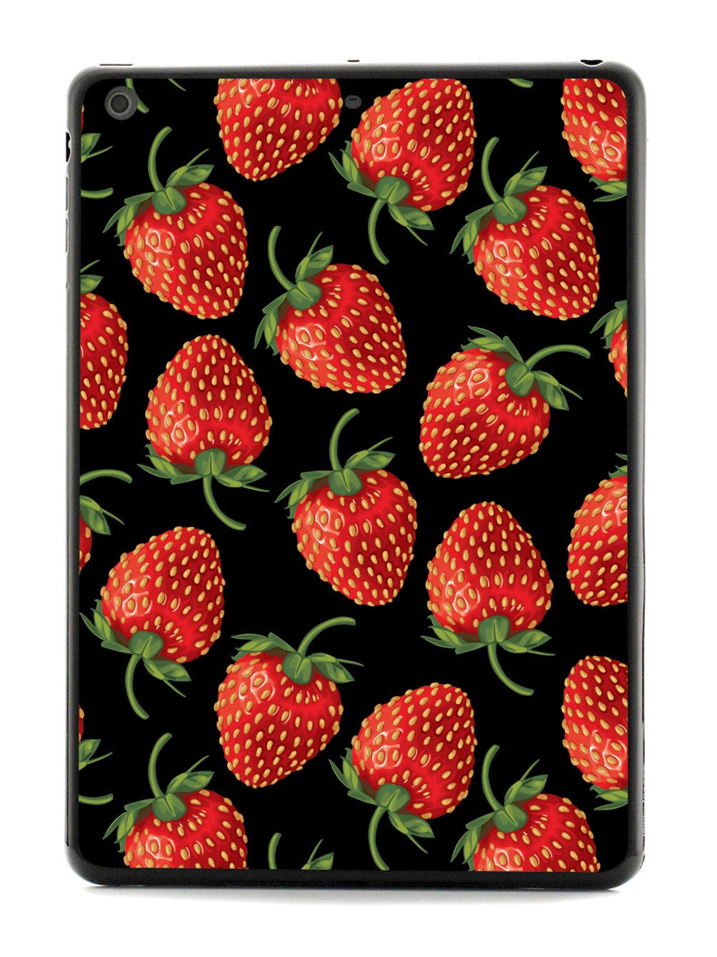 Strawberry Pattern - Black Case