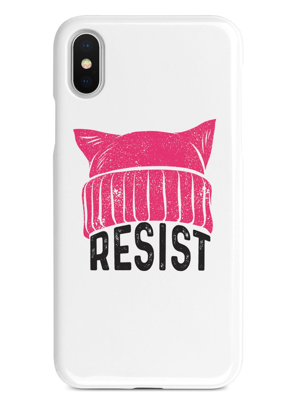 RESIST - Pussy Hat - White Case