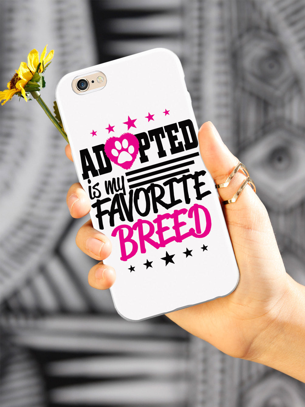 My Favorite Breed is Adopted - White Case