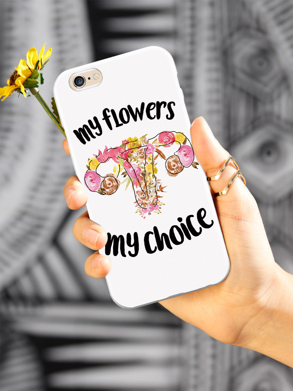 My Flowers My Choice - White Case