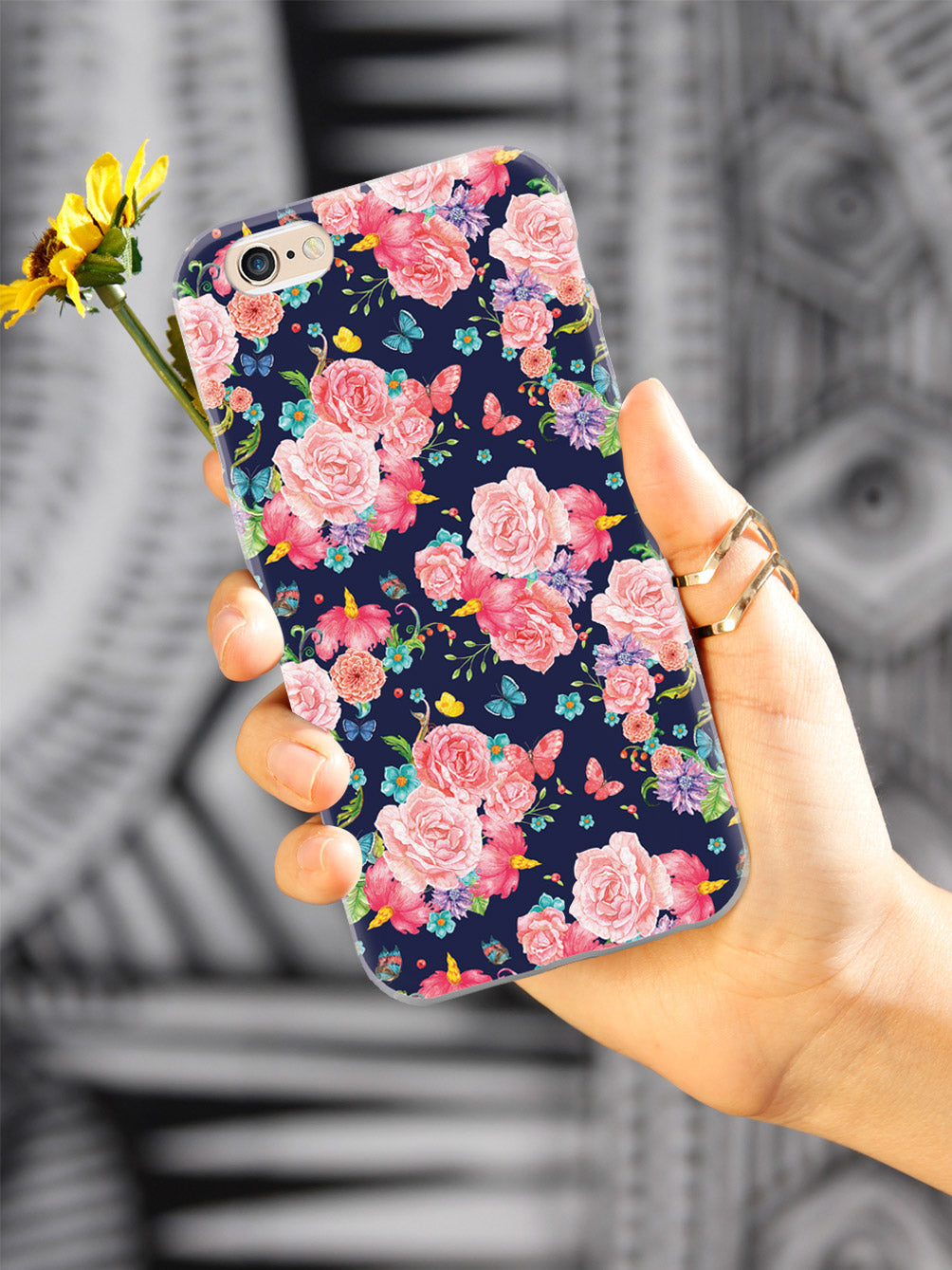 Pretty Summer Pattern - White Case