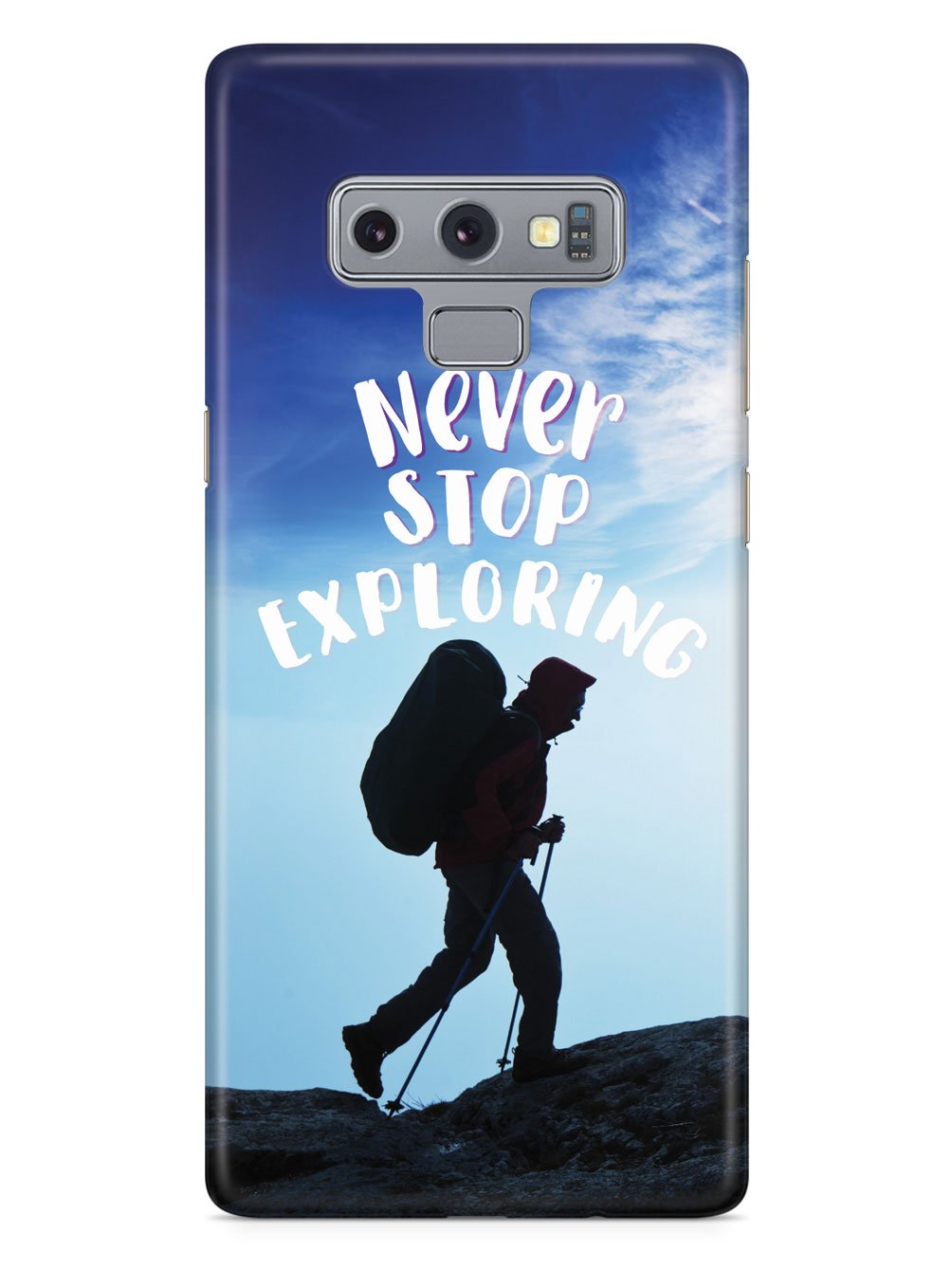 Never Stop Exploring - Black Case