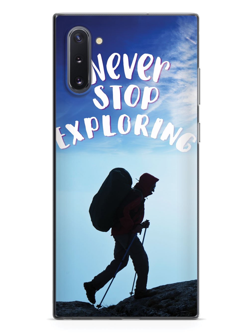 Never Stop Exploring - Black Case
