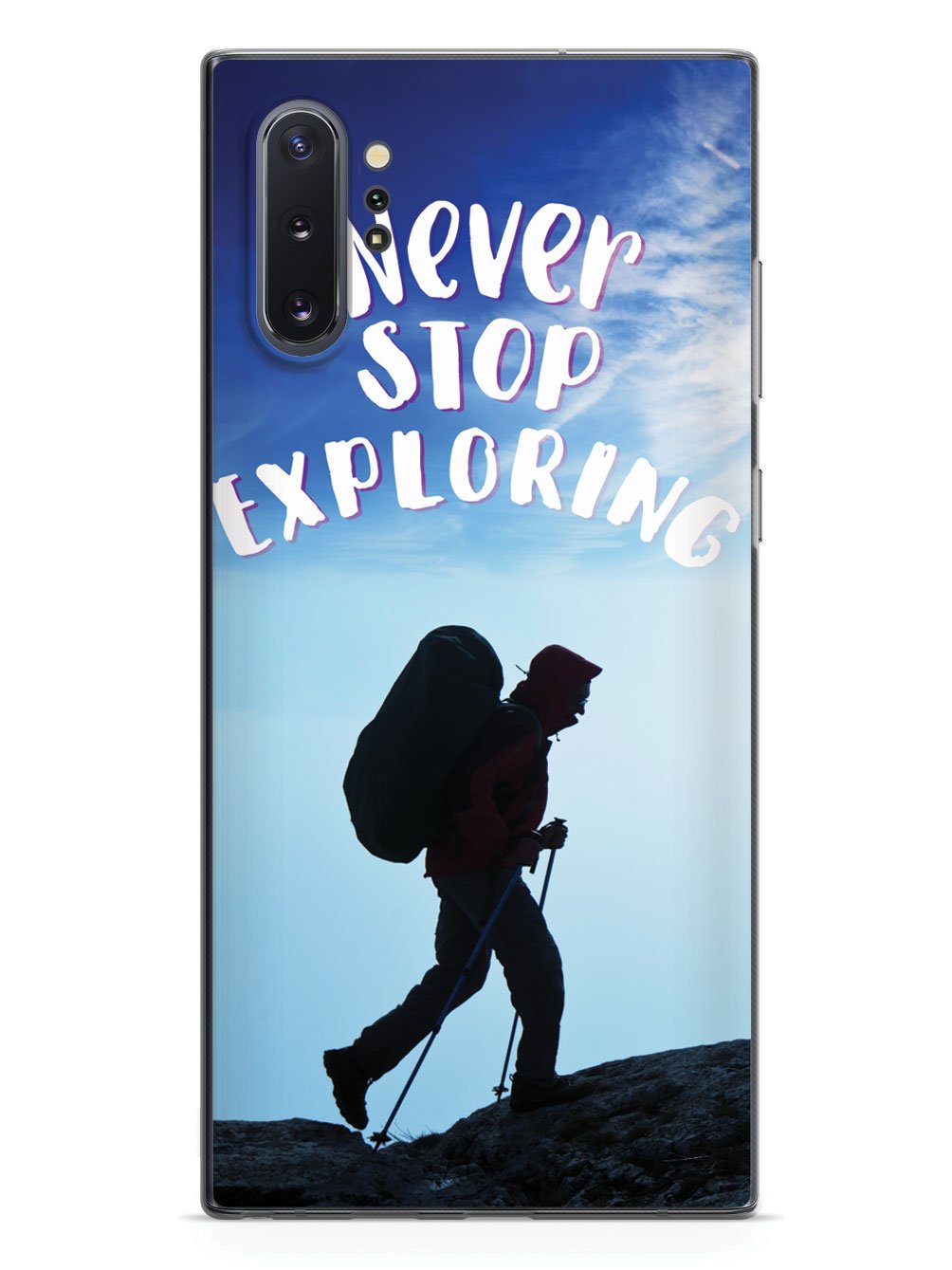 Never Stop Exploring - Black Case
