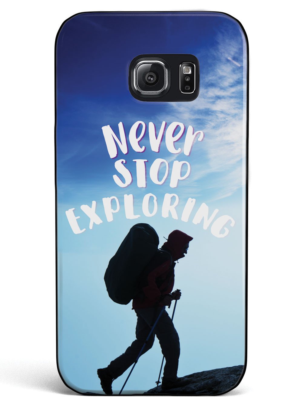 Never Stop Exploring - Black Case