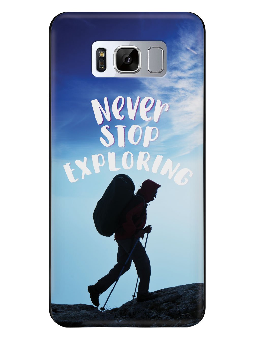 Never Stop Exploring - Black Case