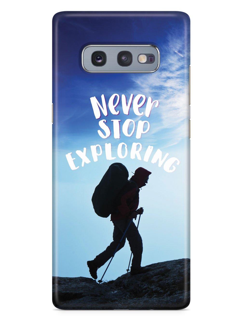 Never Stop Exploring - Black Case