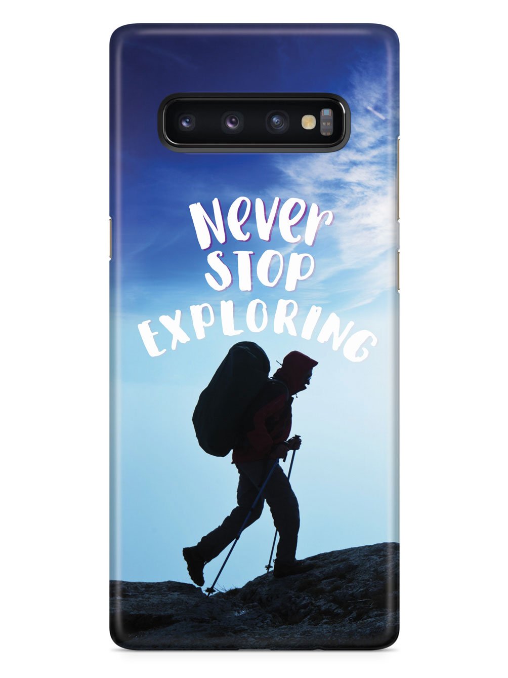 Never Stop Exploring - Black Case
