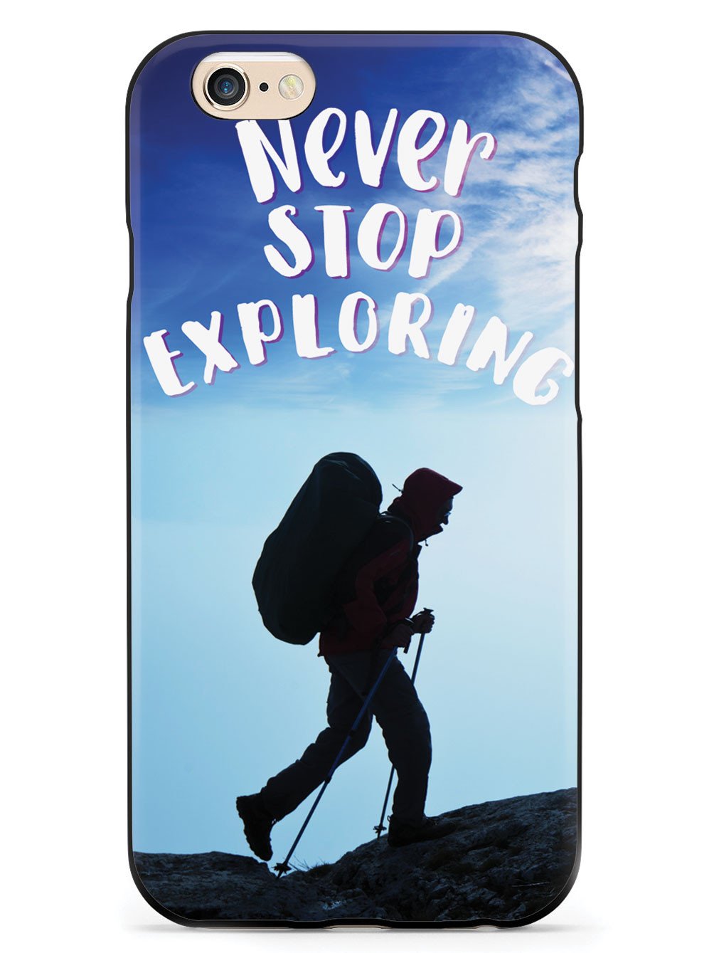 Never Stop Exploring - Black Case