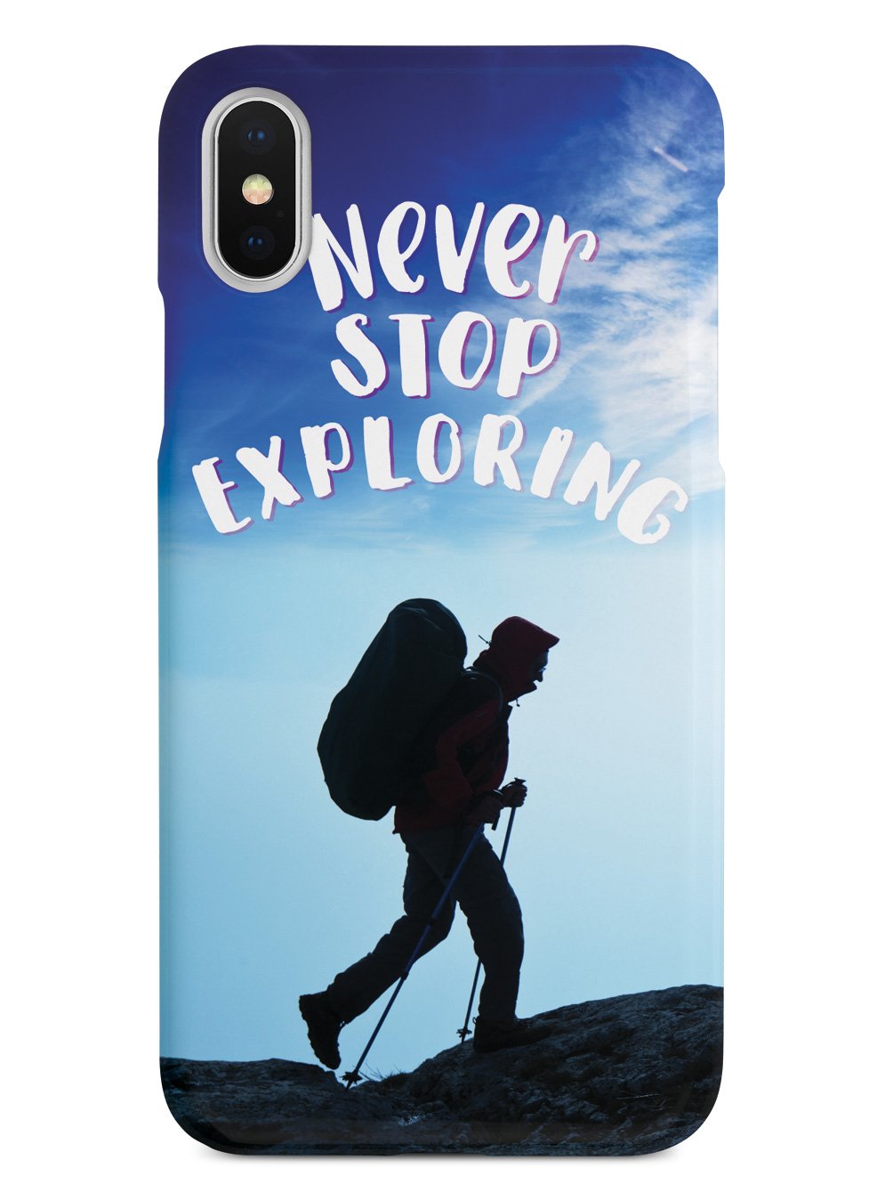 Never Stop Exploring - Black Case