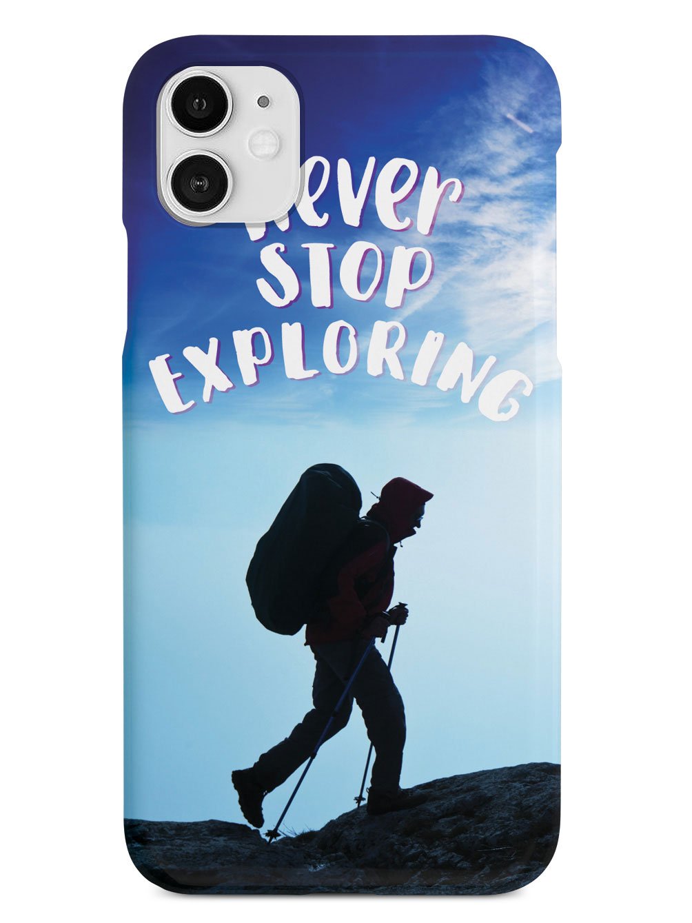 Never Stop Exploring - Black Case
